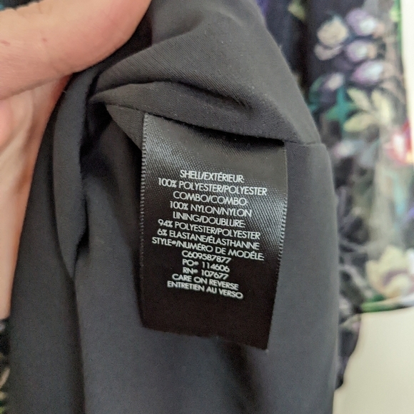 ALICE + OLIVIA Zia mythical garden kaftan crane bird floral print dress - Picture 12 of 15